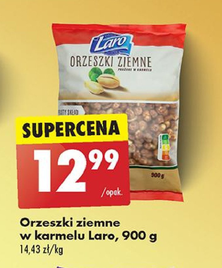 Orzechy ziemne w karmelu Laro promocja