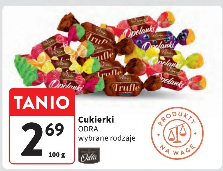 Cukierki mix Odra promocja w Intermarche