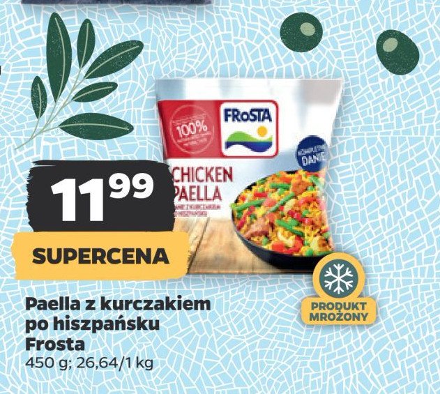 Chicken paella Frosta promocja