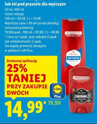 Żel pod prysznic Old Spice promocja w Lidl
