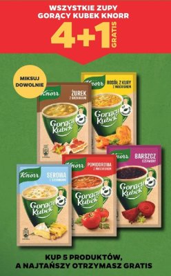 Zupa Gorący Kubek 4+1 gratis promocja w Netto