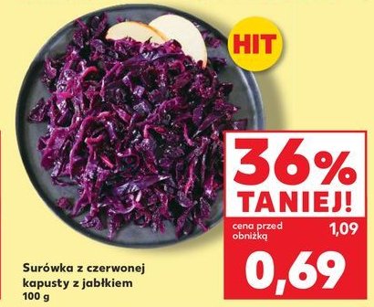 Surówka z czerwonej kapusty promocja w Kaufland