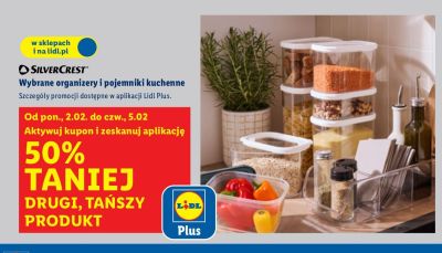 Silvercrest Wybrane organizery i pojemniki kuchenne promocja w Lidl