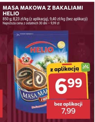Masa makowa z bakaliami Helio promocja w Stokrotka
