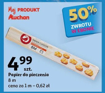 Papier do pieczenia 8 m Auchan promocja