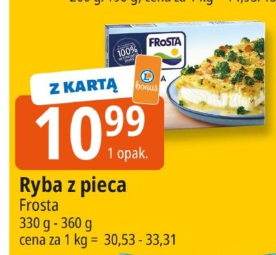 Ryba z pieca Frosta promocja w Leclerc
