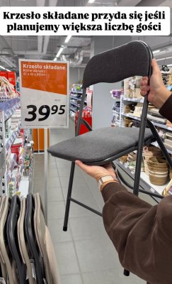 Krzesło składane różne warianty Action promocja