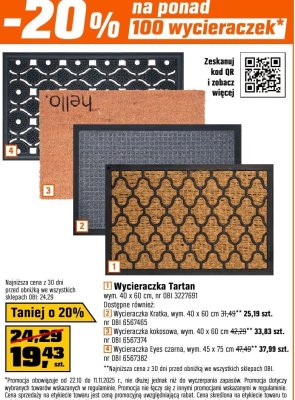 Wycieraczka promocja w OBI