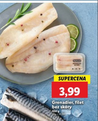 Grenadier filet bez sk贸ry Rybhand promocja