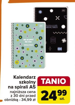 Kalendarz na spirali a5 Interdruk promocja