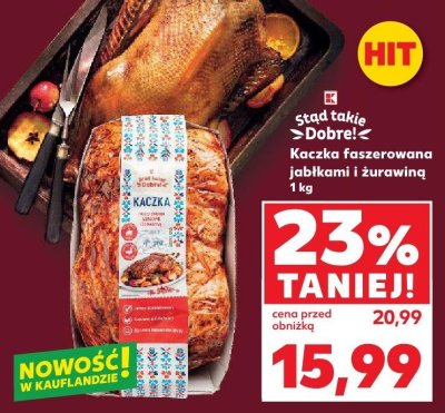 Kaczka faszerowana jabłkami i żurawiną Stąd Takie Dobre! promocja w Kaufland