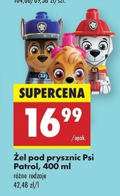 Żel pod prysznic psi patrol chase promocja