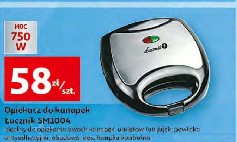 Opiekacz sm-1004 艁ucznik promocja
