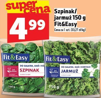 Jarmuż Fit&Easy 150 g promocja w TOPAZ