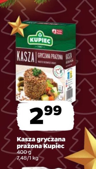 Kasza gryczana prażona Kupiec promocja