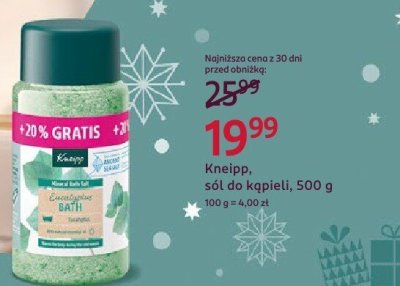 Sól do kąpieli  promocja w Rossmann