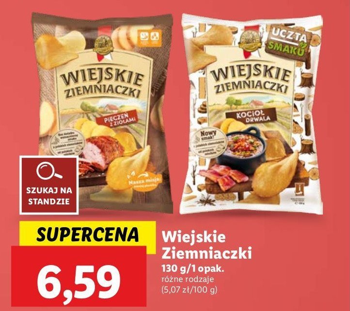 Chipsy pieczeń z ziołami Lorenz wiejskie ziemniaczki promocja