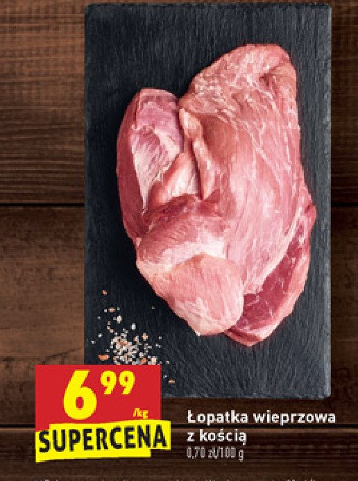 Łopatka wieprzowa z kością promocja