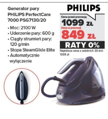 Generator pary  PerfectCare 7000 PSG7130/20 promocja w NEONET