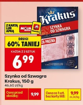 Szynka od Szwagra Krakus promocja w Biedronka