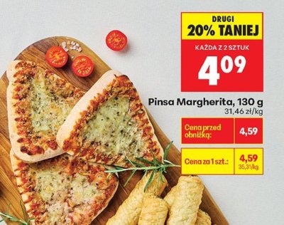 Pinsa Margherita promocja w Biedronka
