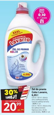Żel do prania Color Lavarro, 6,05 l promocja w Twój Market