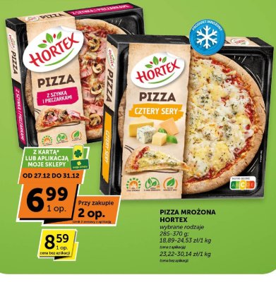 Pizza Hortex z szynką i pieczarkami promocja w ABC