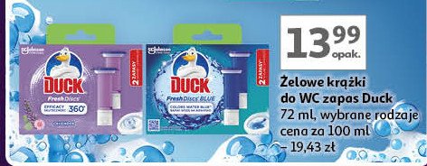 Krążek żelowy do wc lawenda - zapas Duck promocja