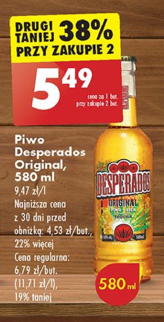 Piwo Desperados Grupa żywiec desperados promocja w Biedronka