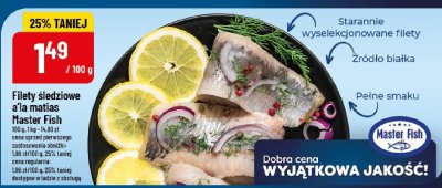 Filety śledziowe a'la matias Master Fish promocja w POLOmarket