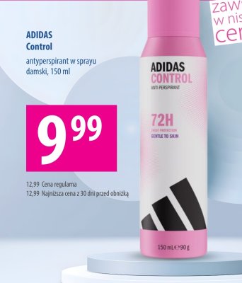 Antyperspirant damski w sprayu Control ADIDAS promocja w Hebe