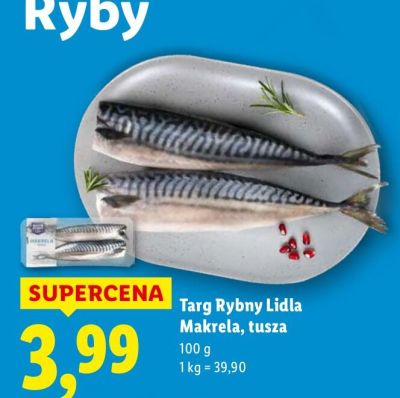 Makrela, tusza  promocja w Lidl