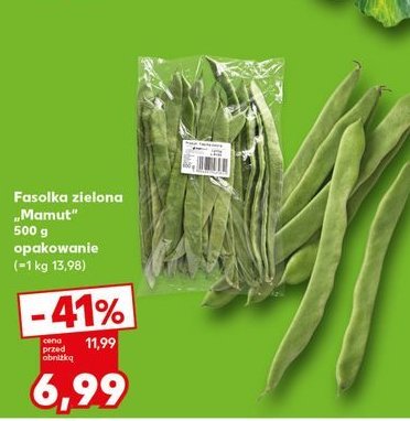 Fasola mamut zielona promocja