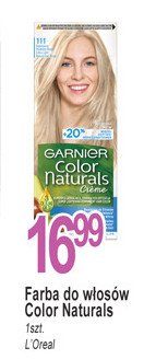 Krem koloryzuj膮cy do w艂os贸w 111 superjasny popielaty blond Garnier color naturals creme promocja