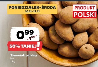 Ziemniak jadalny luz promocja w Netto
