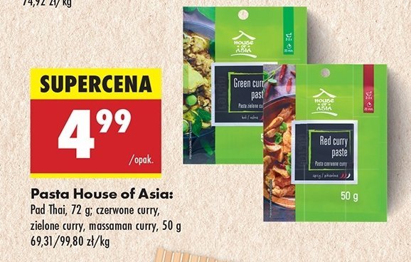 Pasta pad thai House of asia promocja w Biedronka