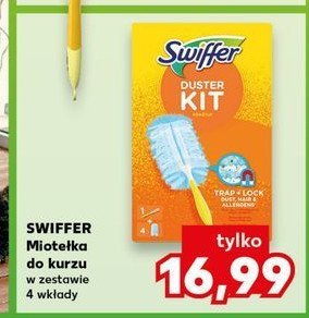 Duster kit rączka + 4 miotełki Swiffer promocja