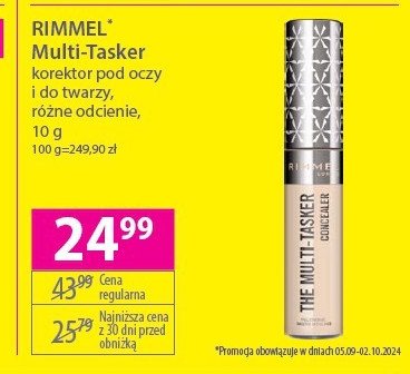 Korektor Rimmel the multi-tasker promocja