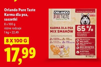 Karma dla psa, saszetki promocja w Lidl