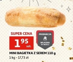 Mini bagietka z serem Auchan promocja