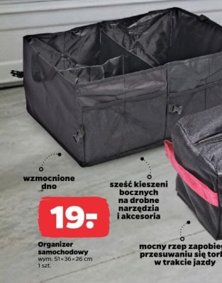 Organizer samochodowy promocja w Netto