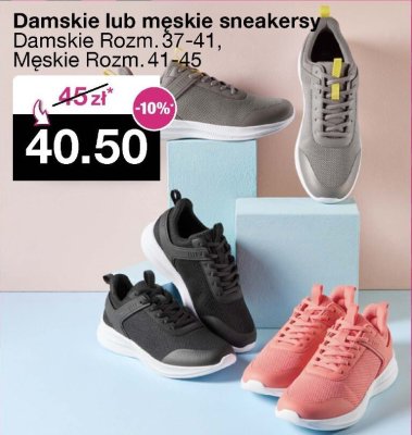 Damskie lub męskie sneakersy promocja w Woolworth