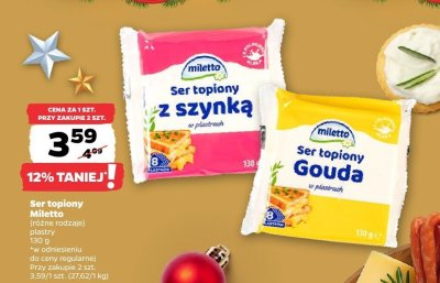 Ser topiony z szynką promocja w Netto