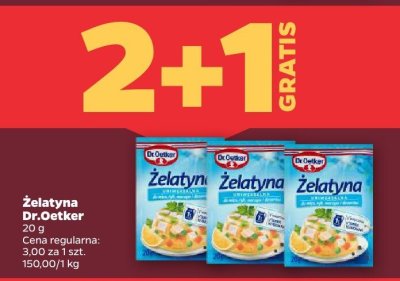 Żelatyna  promocja w Netto