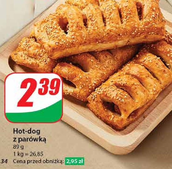 Hot-dog z parówką Aryzta promocja