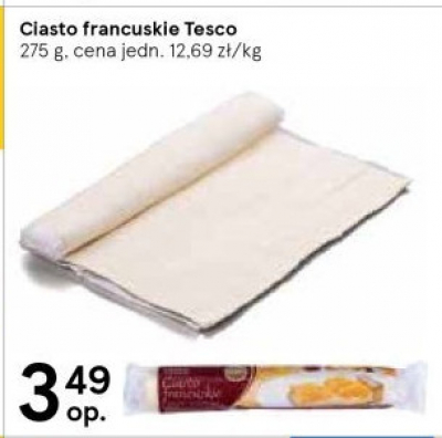 Ciasto francuskie Tesco mw promocja