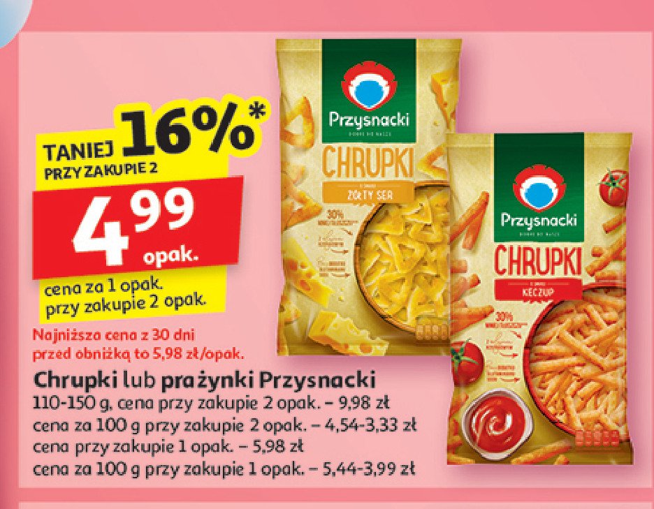 Chrupki ketchupowe Przysnacki promocja w Auchan