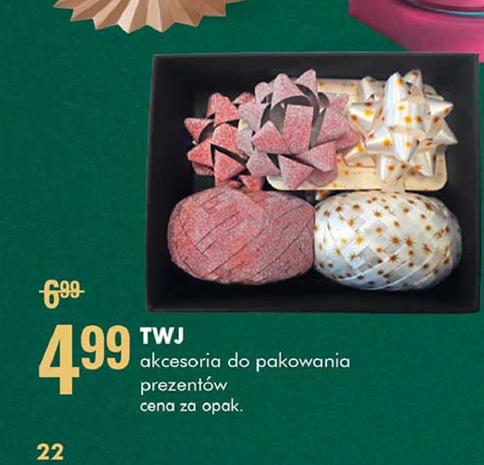 Akcesoria do pakowania prezentów Twj promocja w Aldi