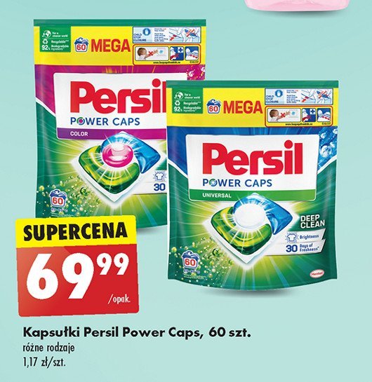 Kapsułki do prania PERSIL POWER CAPS promocja