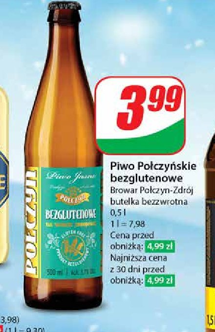 Piwo Połczyńskie bezglutenowe promocja